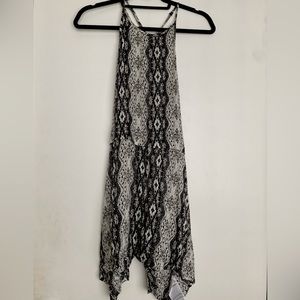 Volcom Beach Dress - Small - Black/Off-White/Gray Pattern